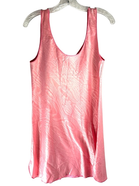 Fernando Sanchez Pink Satin Slip Dress Cami Womens Lingerie Size M - Picture 4 of 15